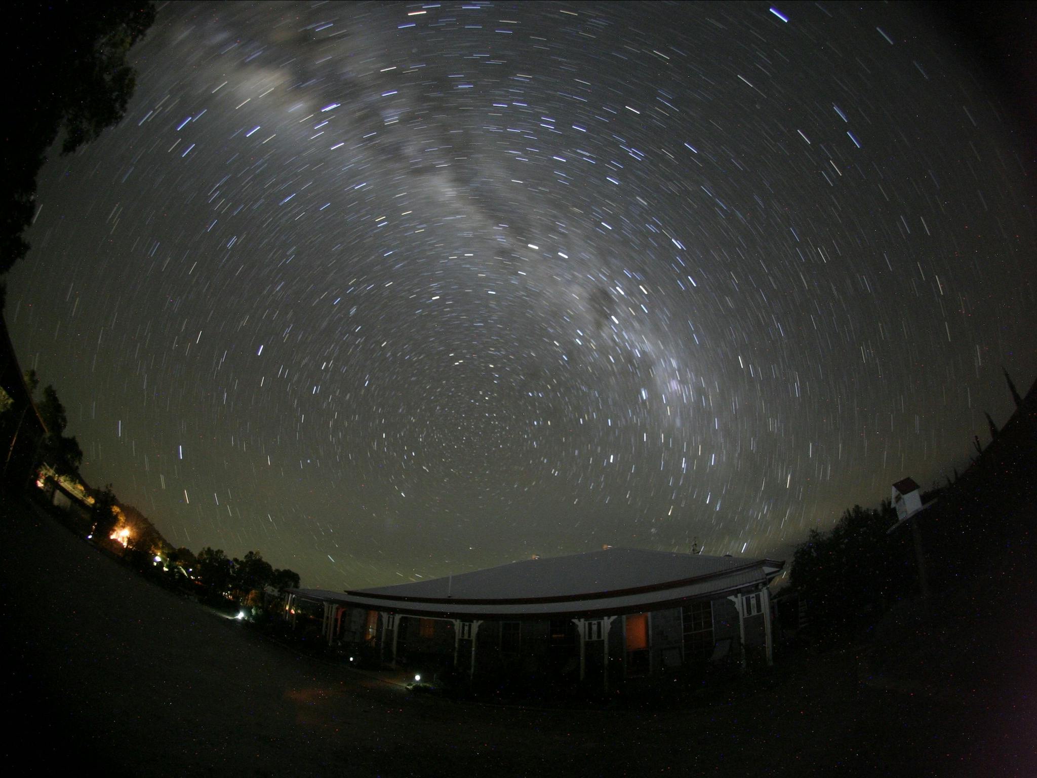 Guests can enjoy beautiful starry nights from the Guesthouse. Guests can enjoy beautiful starry nights from the Guesthouse.