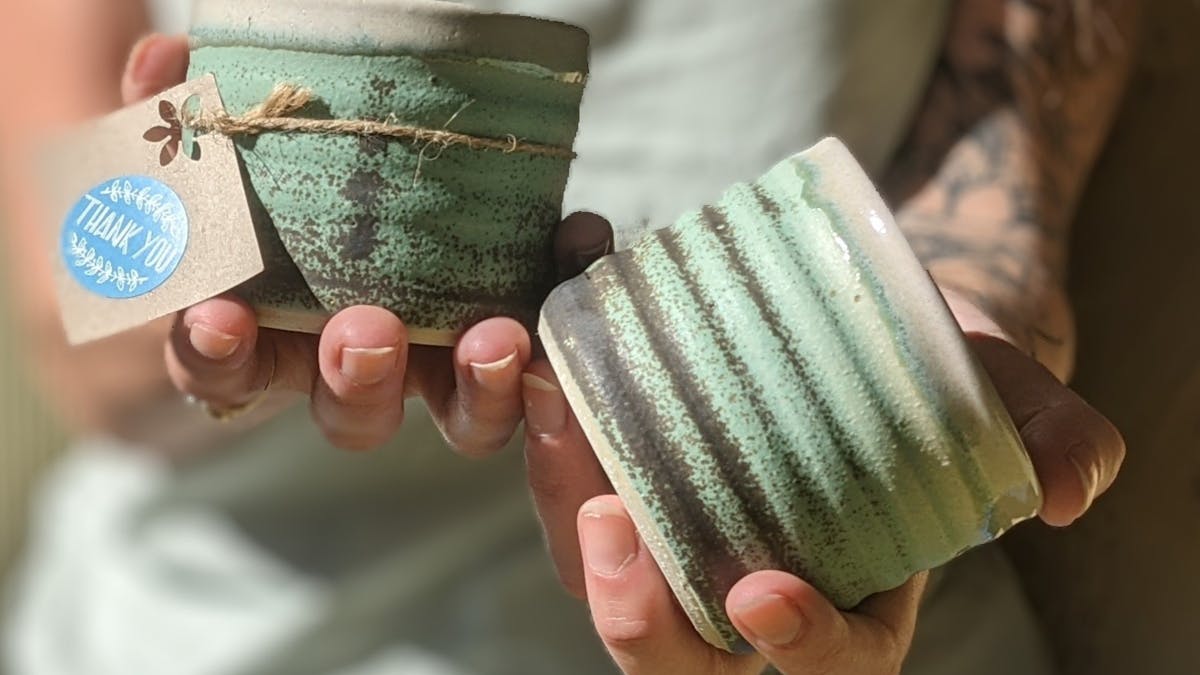 Thank you cups by PJ Pottery