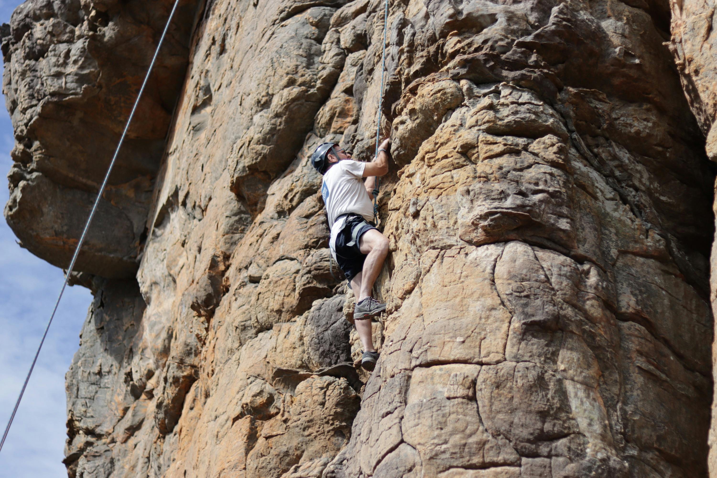 Rock climbing at the Bundaleer
