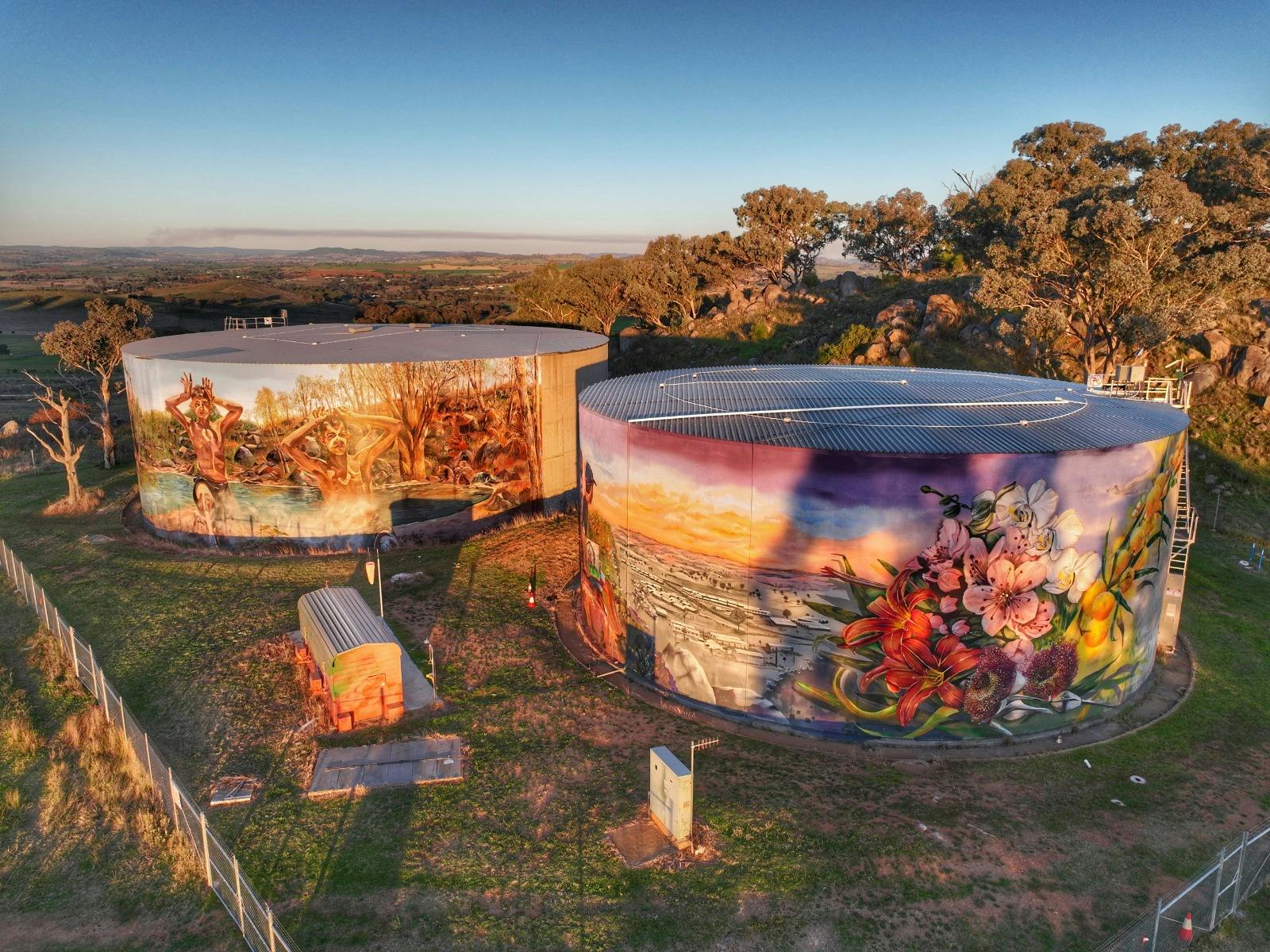 COWRA POW WATER TANK MURALS