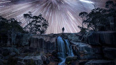 Startrails Milky Way