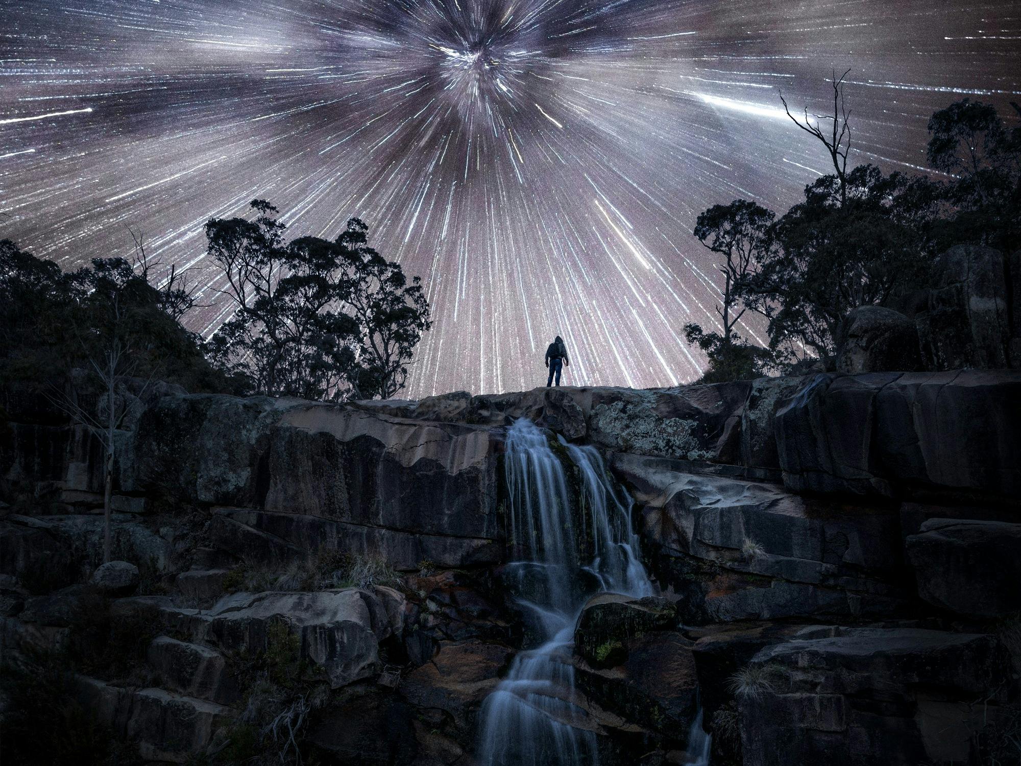 Startrails Milky Way