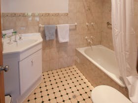 Second Bathroom with bath