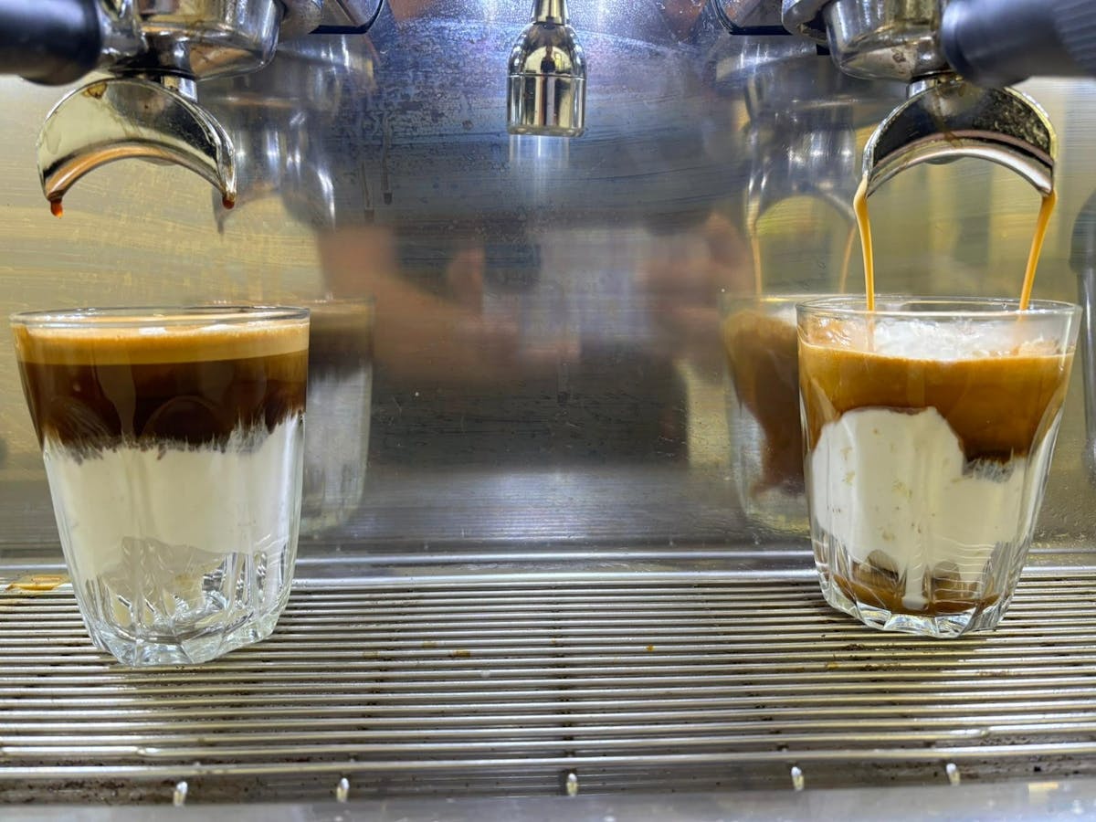 Your choice of ice cream or sorbet with locally grown coffee