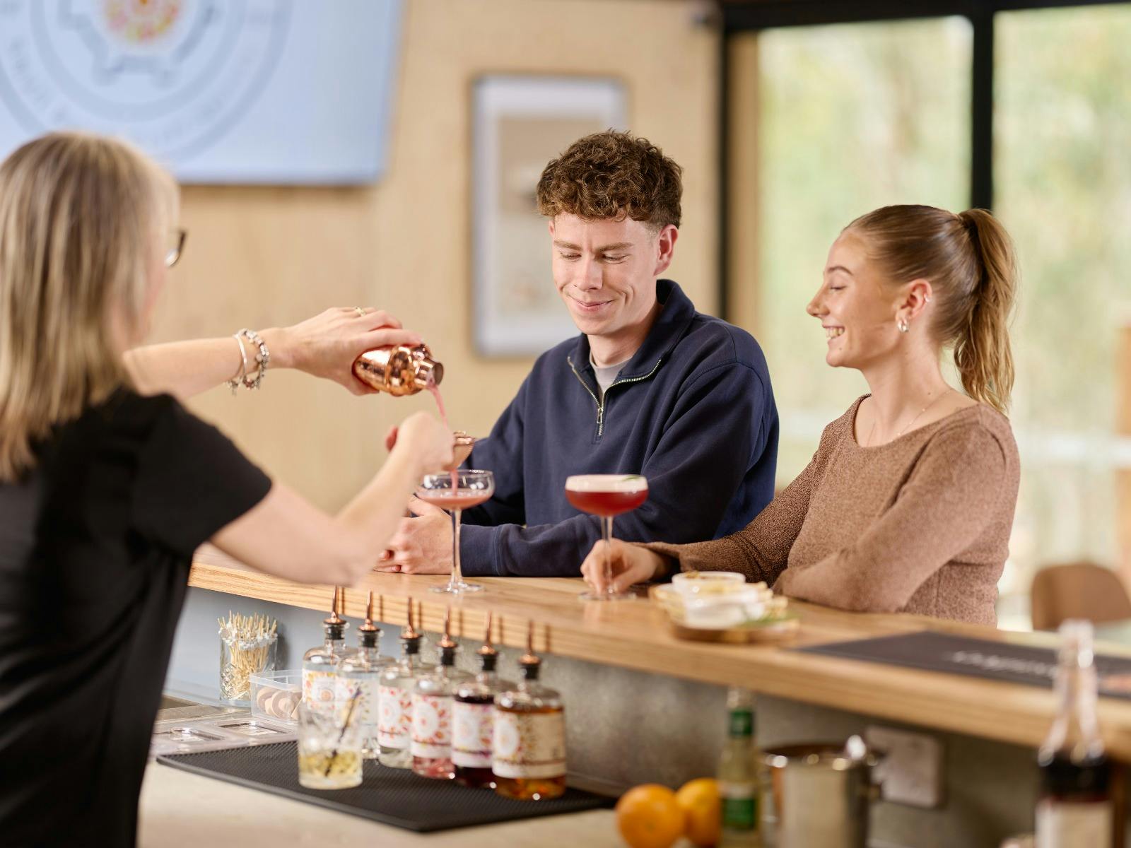 Enjoy a cocktail or two