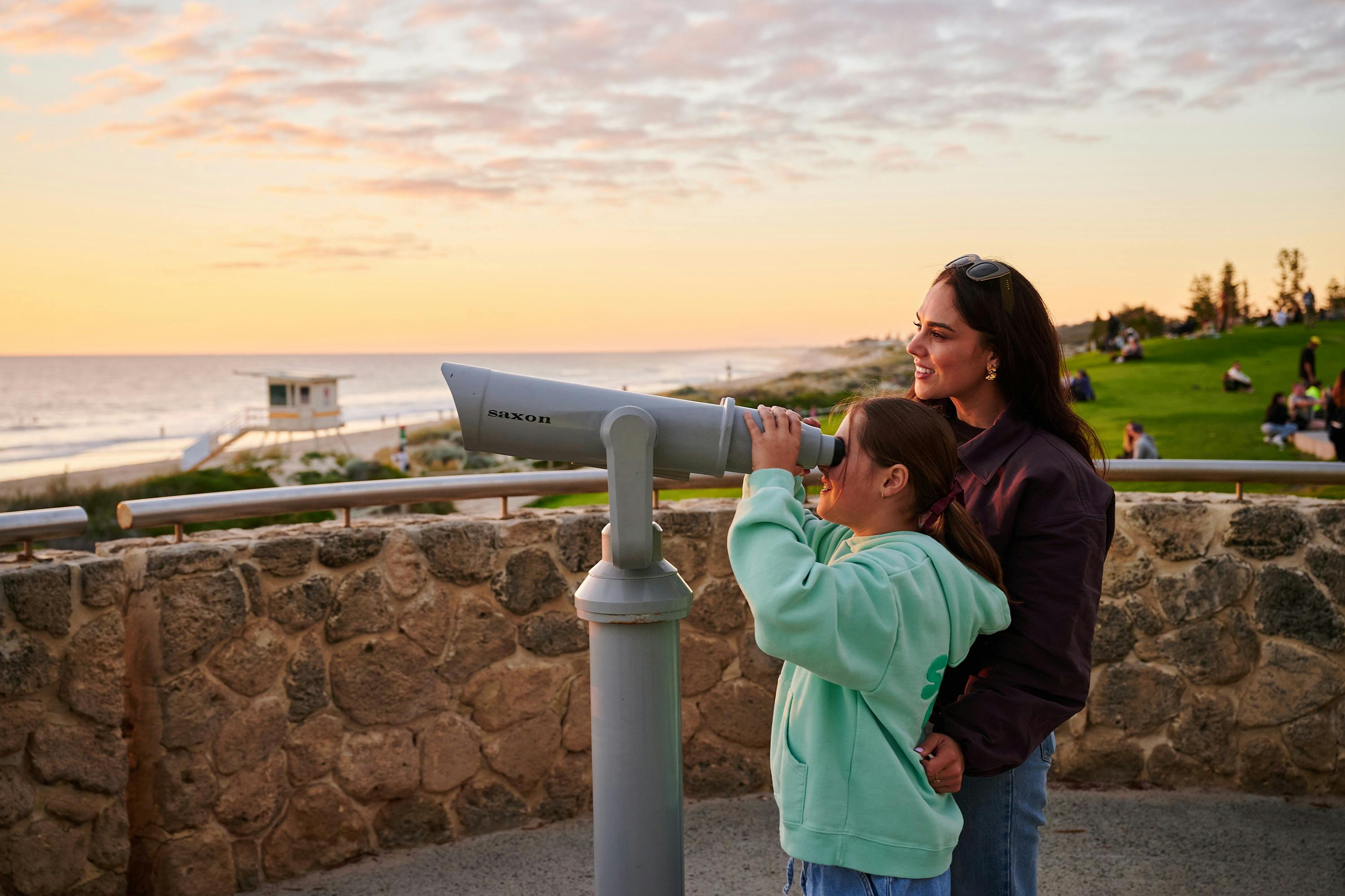 Scarborough's beach binoculars