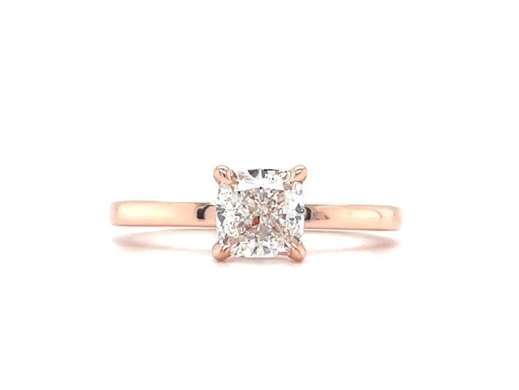 1ct diamond engagement ring in 18ct rose gold