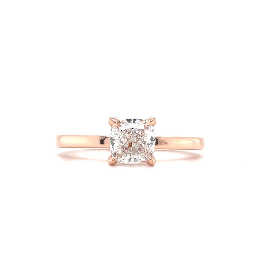 1ct diamond engagement ring in 18ct rose gold