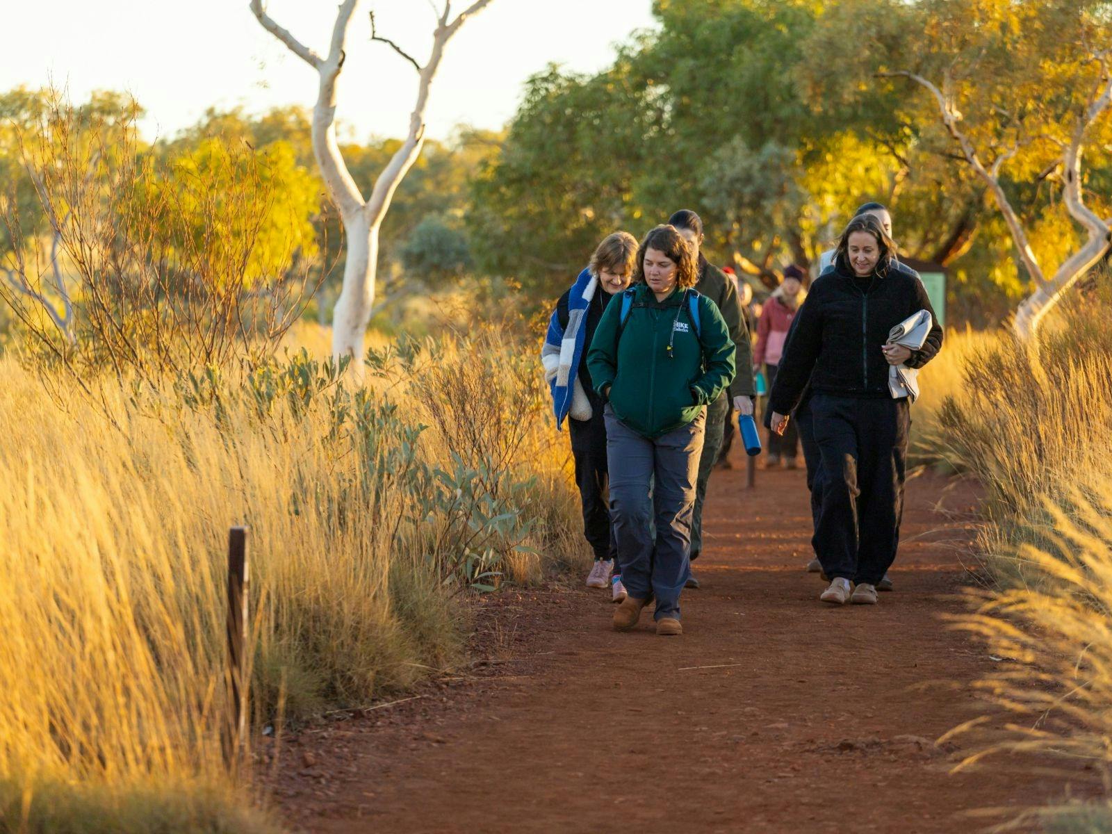 Karijini hikers walking