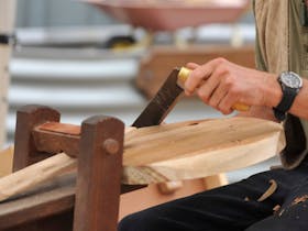 Rustic Furniture Workshop - Shaving Horse Cover Image