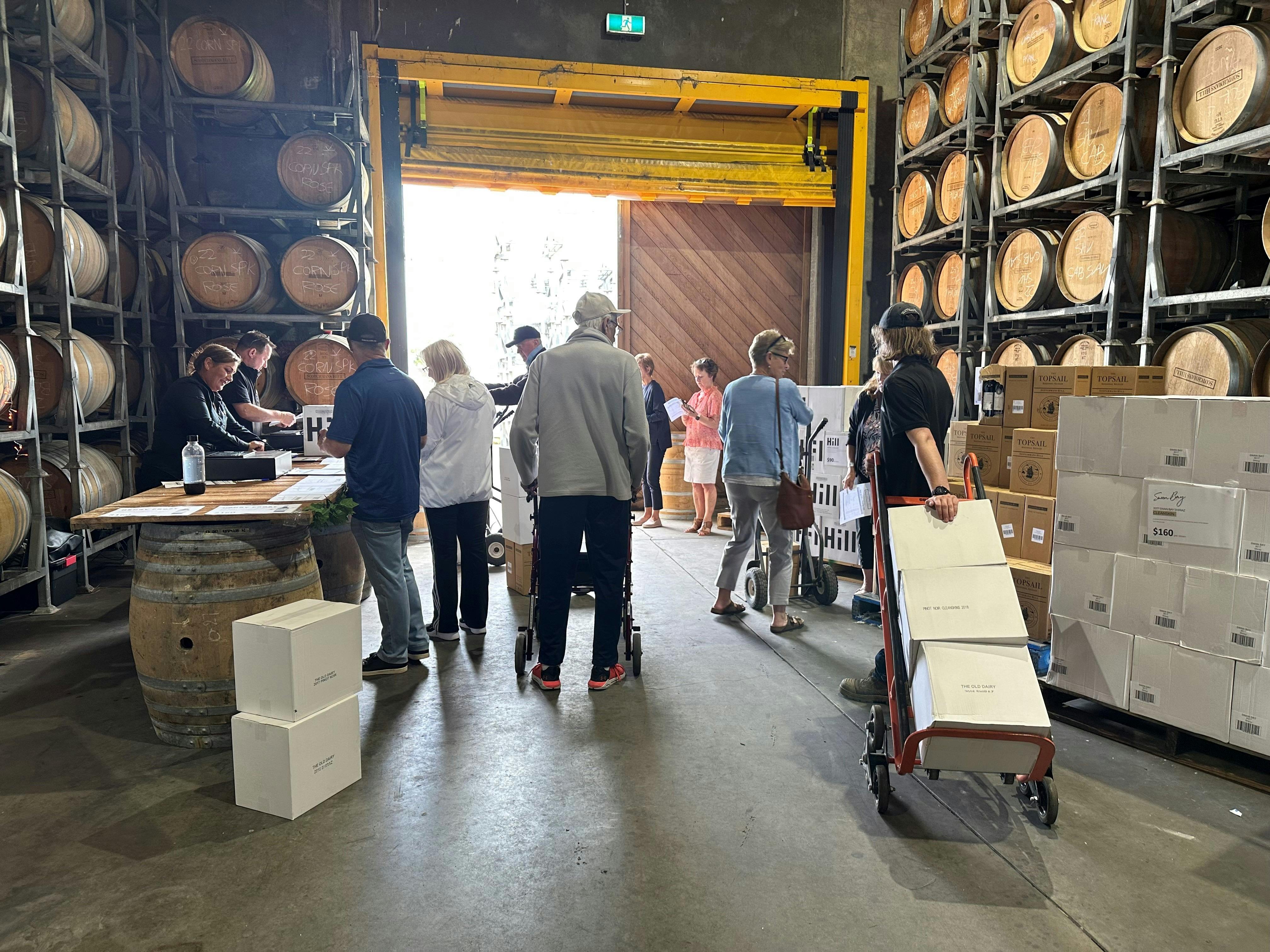 Scotchmans Hill Barrel Hall Wine Sale