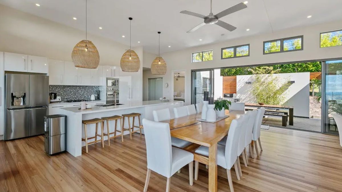 Large kitchen & dining