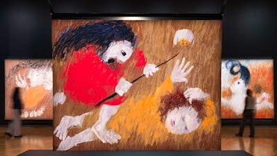 Vibrant large-scale tapestries