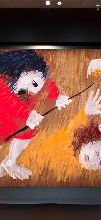 Vibrant large-scale tapestries