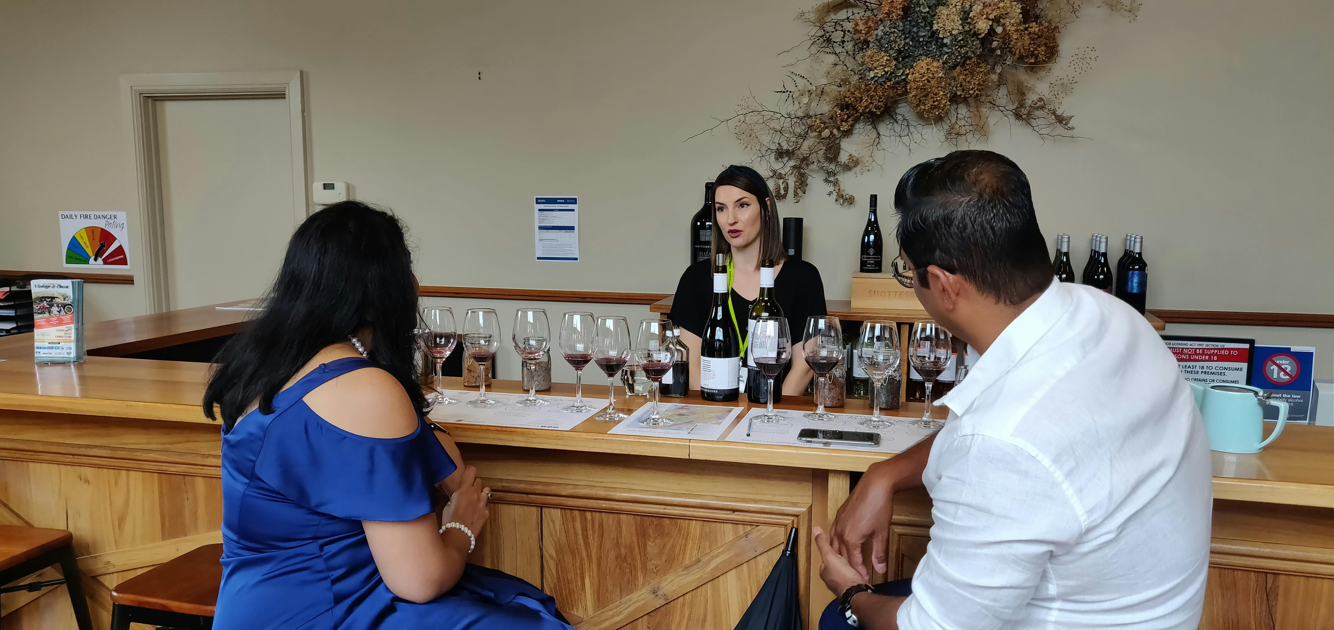 Wine tasting with Chloe