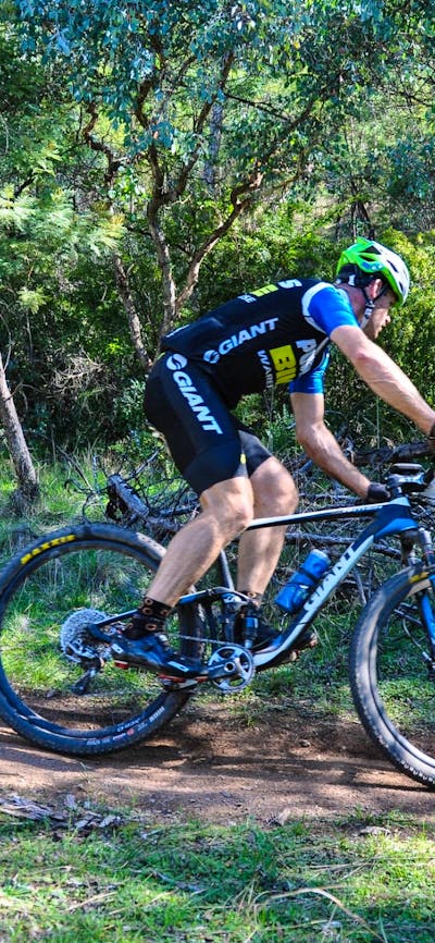 Mountain biker - Cyclist - Tumut Mountain Bike Park, Snowy Valleys NSW