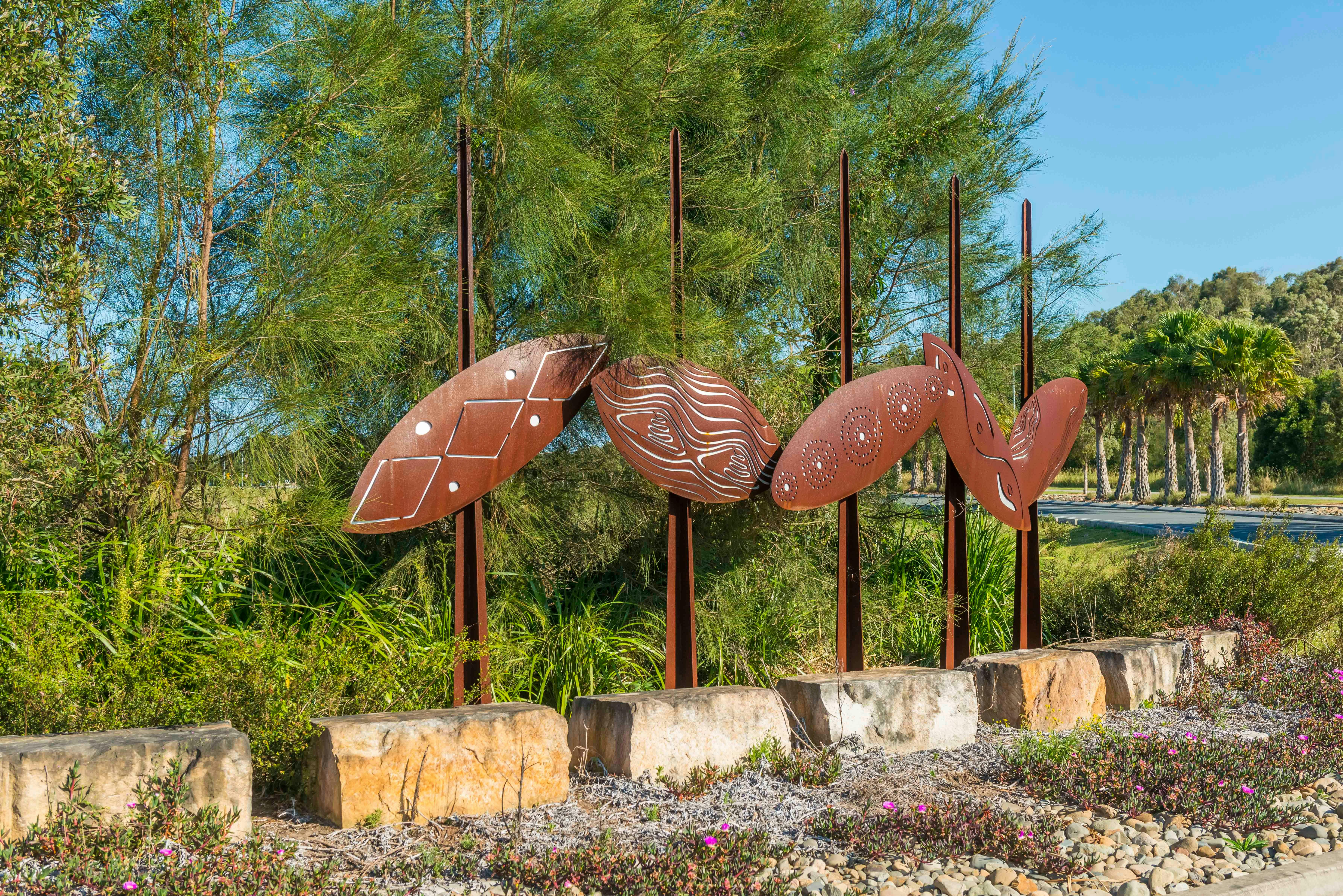 corten steel sculptures