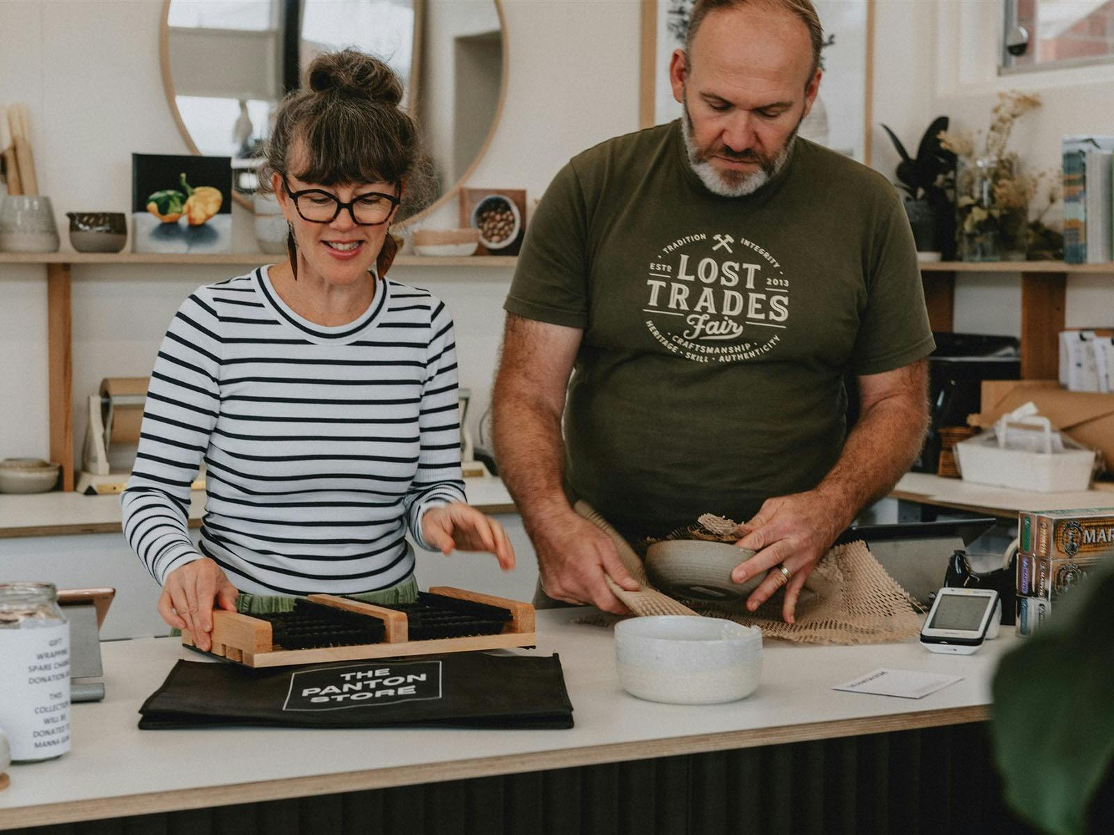 Meet husband and wife duo, Shelley Panton & Arron Crombie who run The Panton Store in Toora.