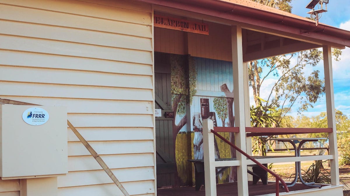 Building at the Yelarbon Recreation Grounds