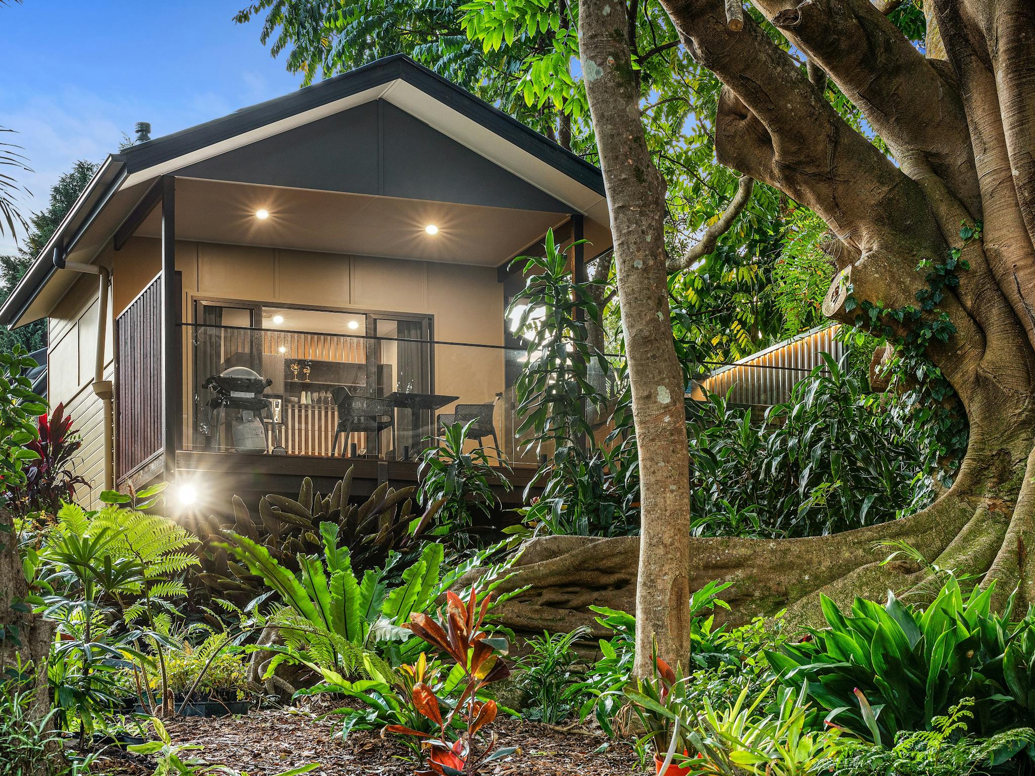 Image from the Gardens with 500 Yr old Figtree Tree overlooking the verandah of Figtree Villa Image from the Gardens with 500 Yr old Figtree Tree overlooking the verandah of Figtree Villa