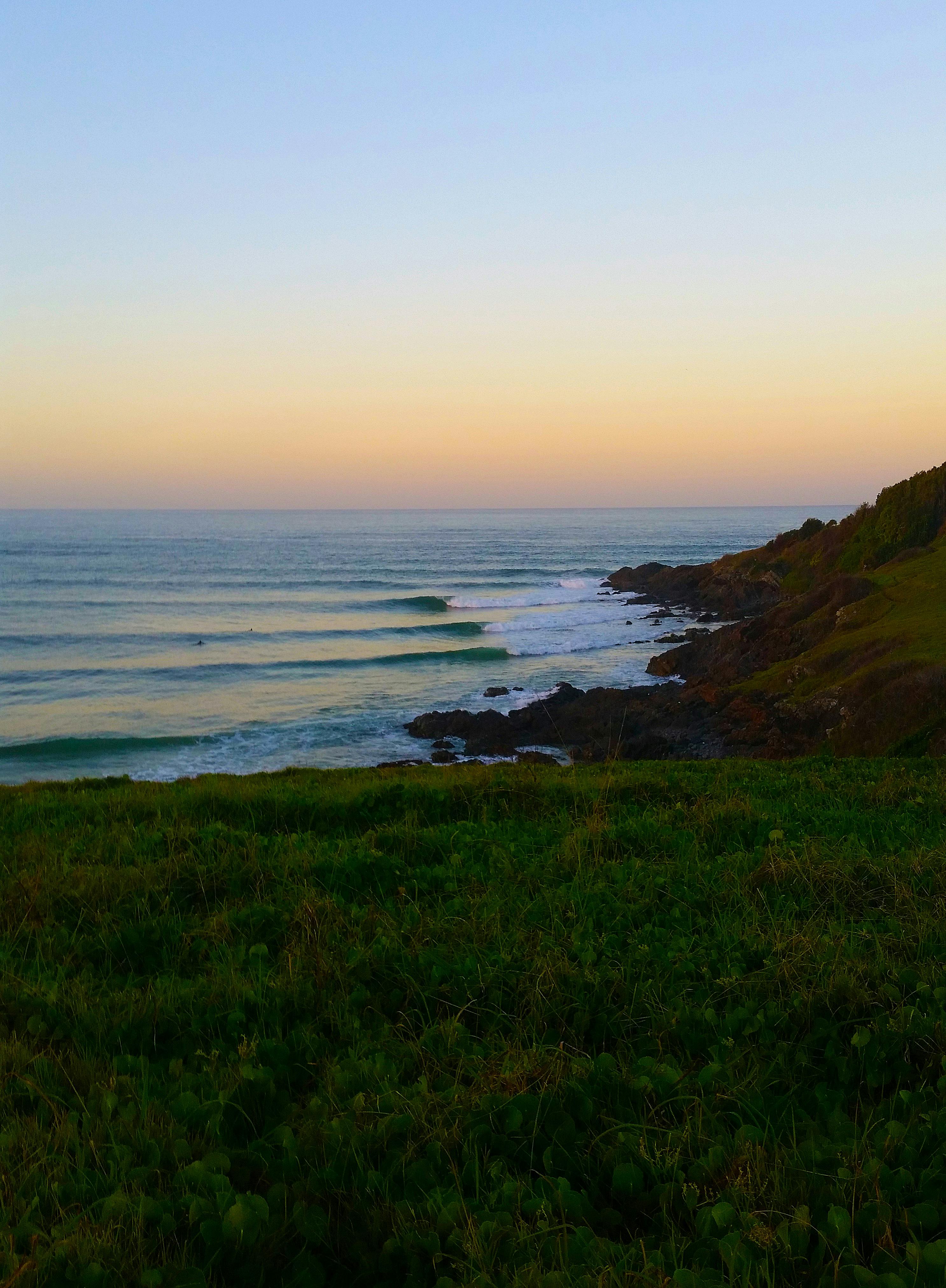 Swell lines Racecourse Crescent Head