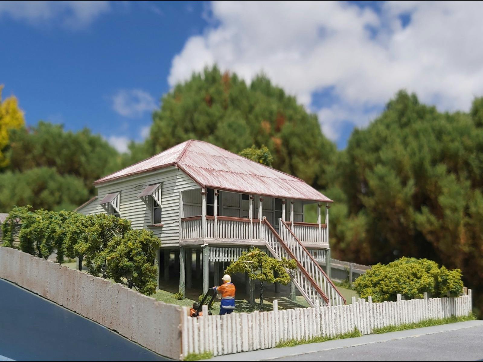 A realistic model of a high set QLD home A realistic model of a high set QLD home