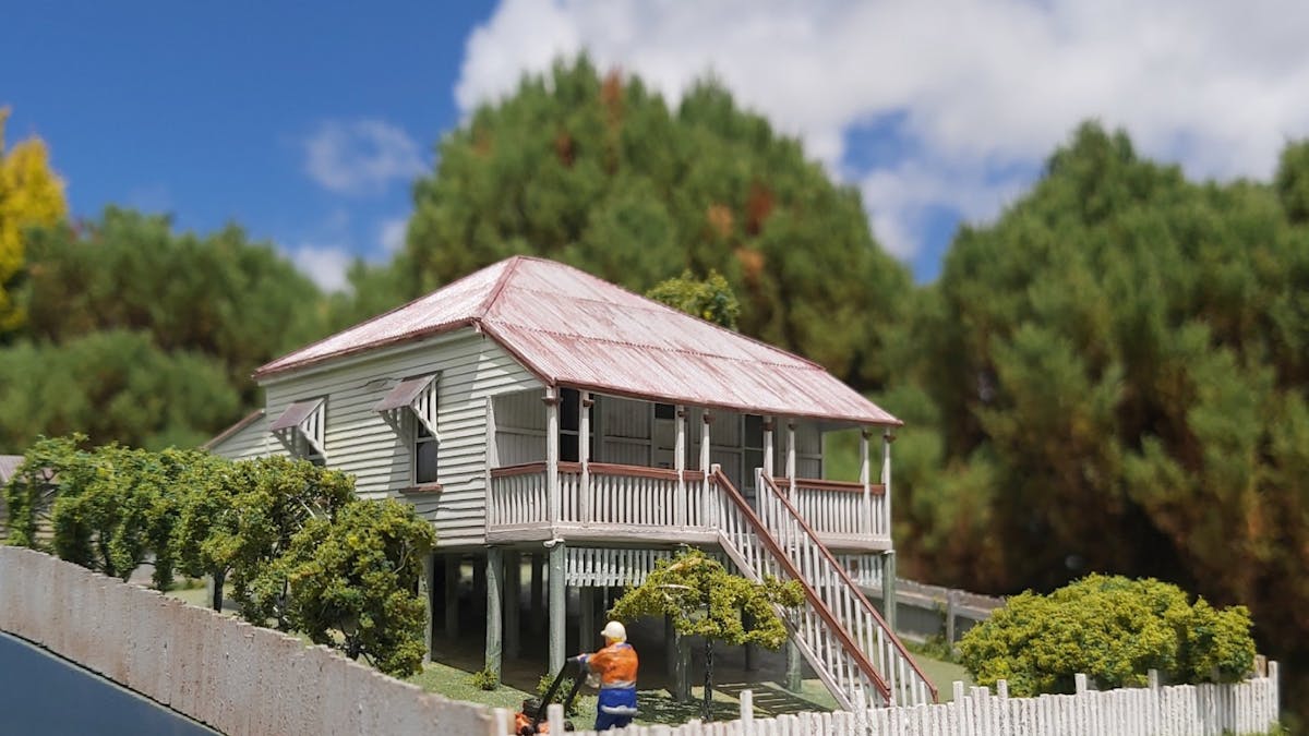 A realistic model of a high set QLD home
