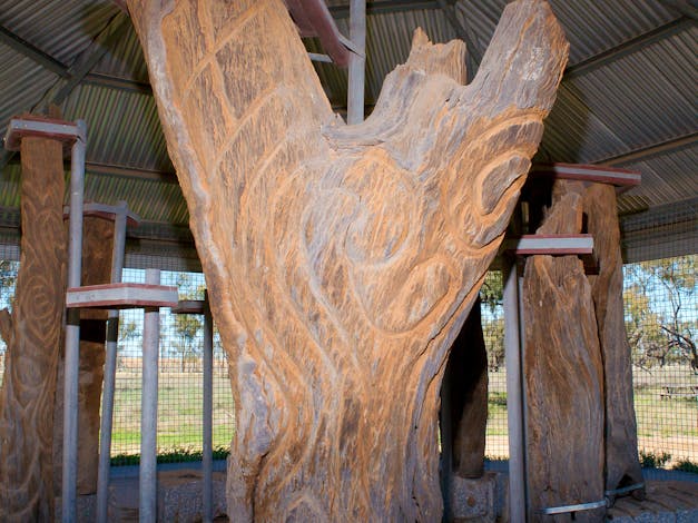 Collymongle Carved Trees