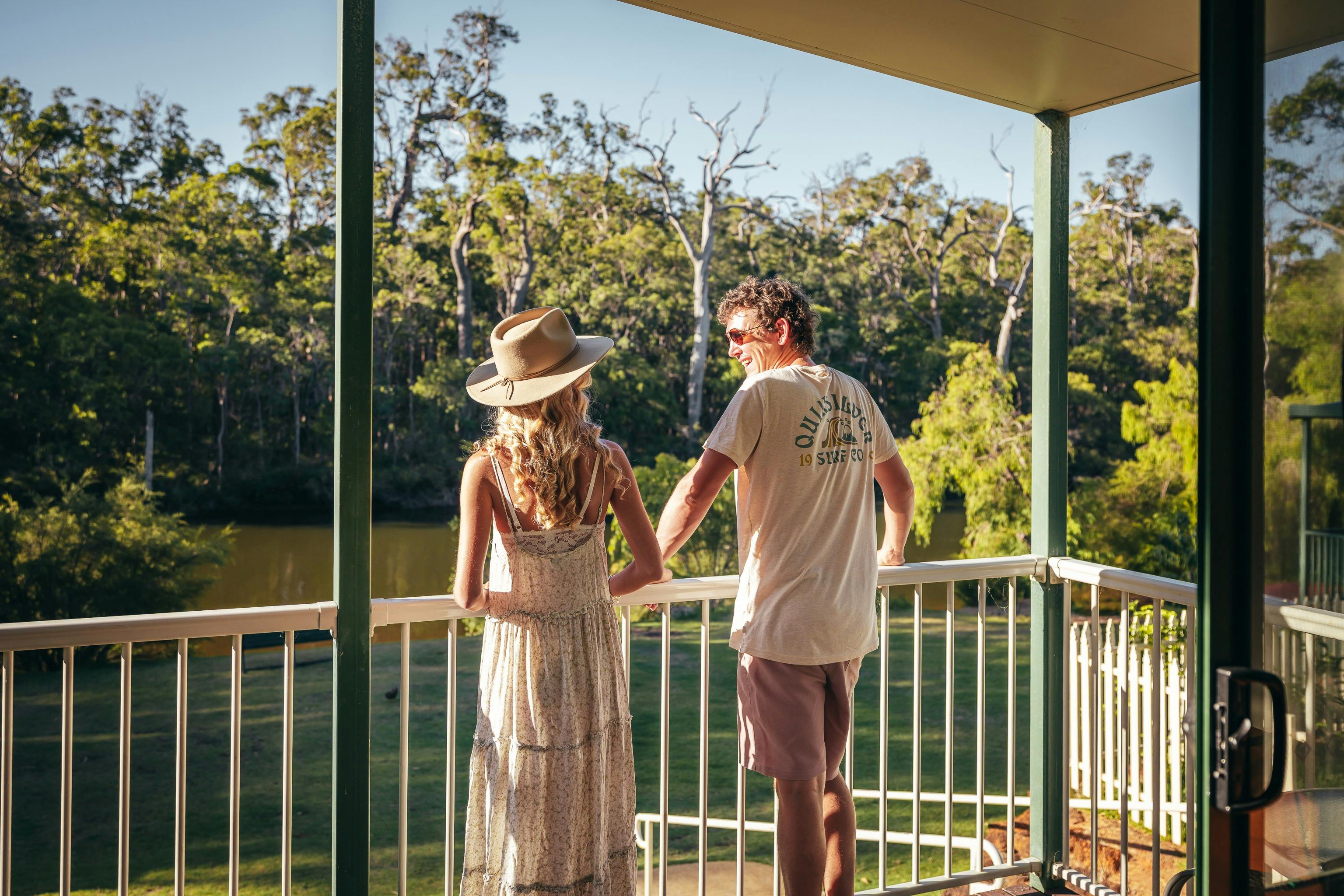 Two Bedroom Waterfront Chalet at Riverview Tourist Park