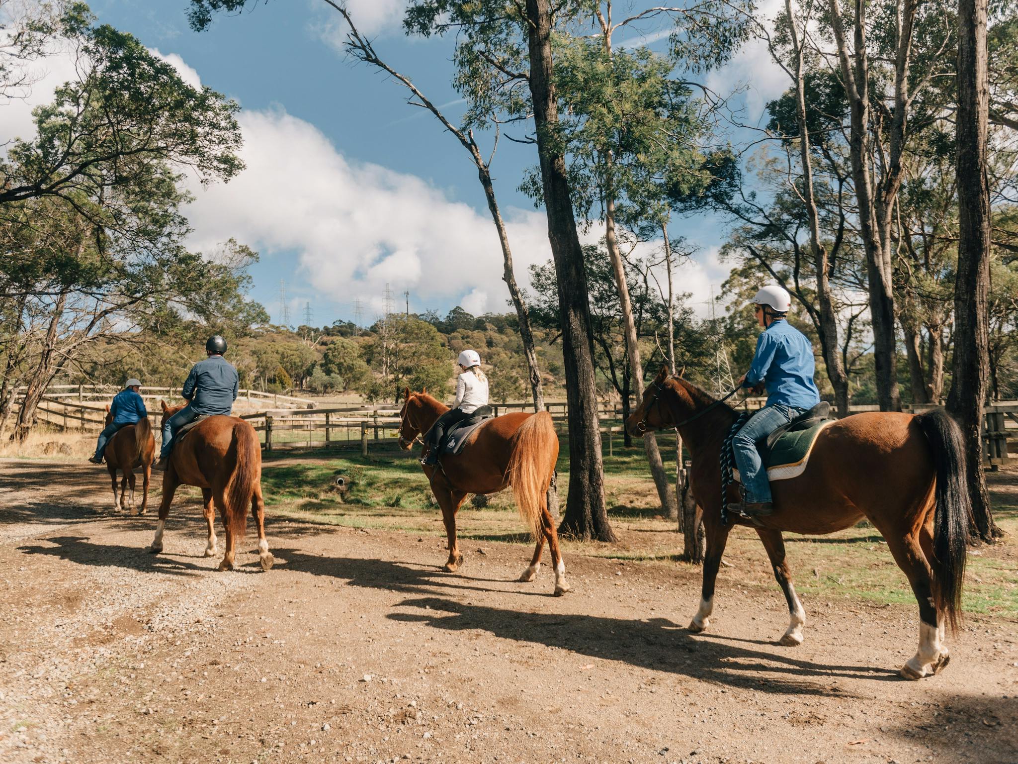 Horse riding at Country Club