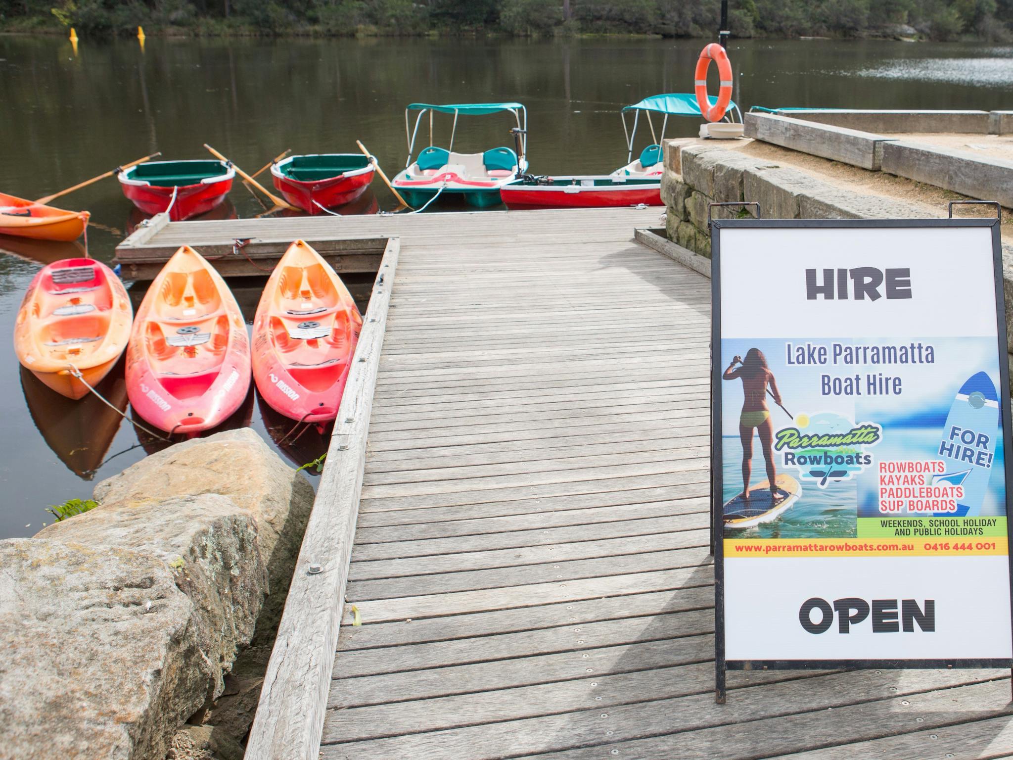 Parramatta Rowboat Kayak and Pedalboat Hire