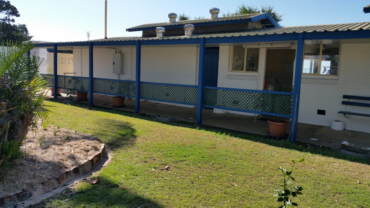 Newly painted amenities