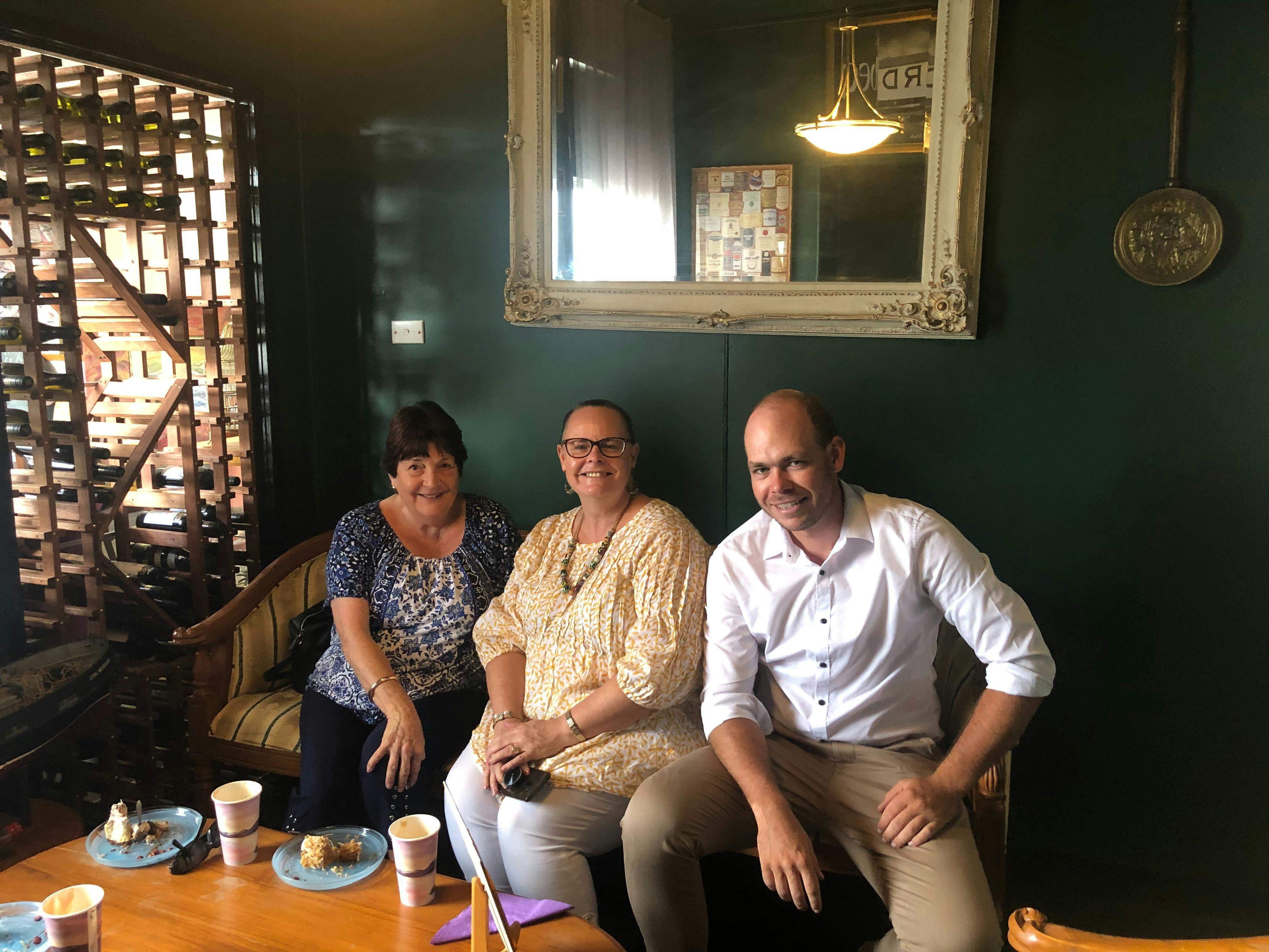 Morning tea is provided in your own private room at The weeping Mulberry in Warwick