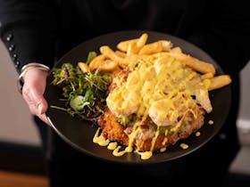 Choose from Chicken (GFO), Beef, Squid (GFO) or Plant-based.