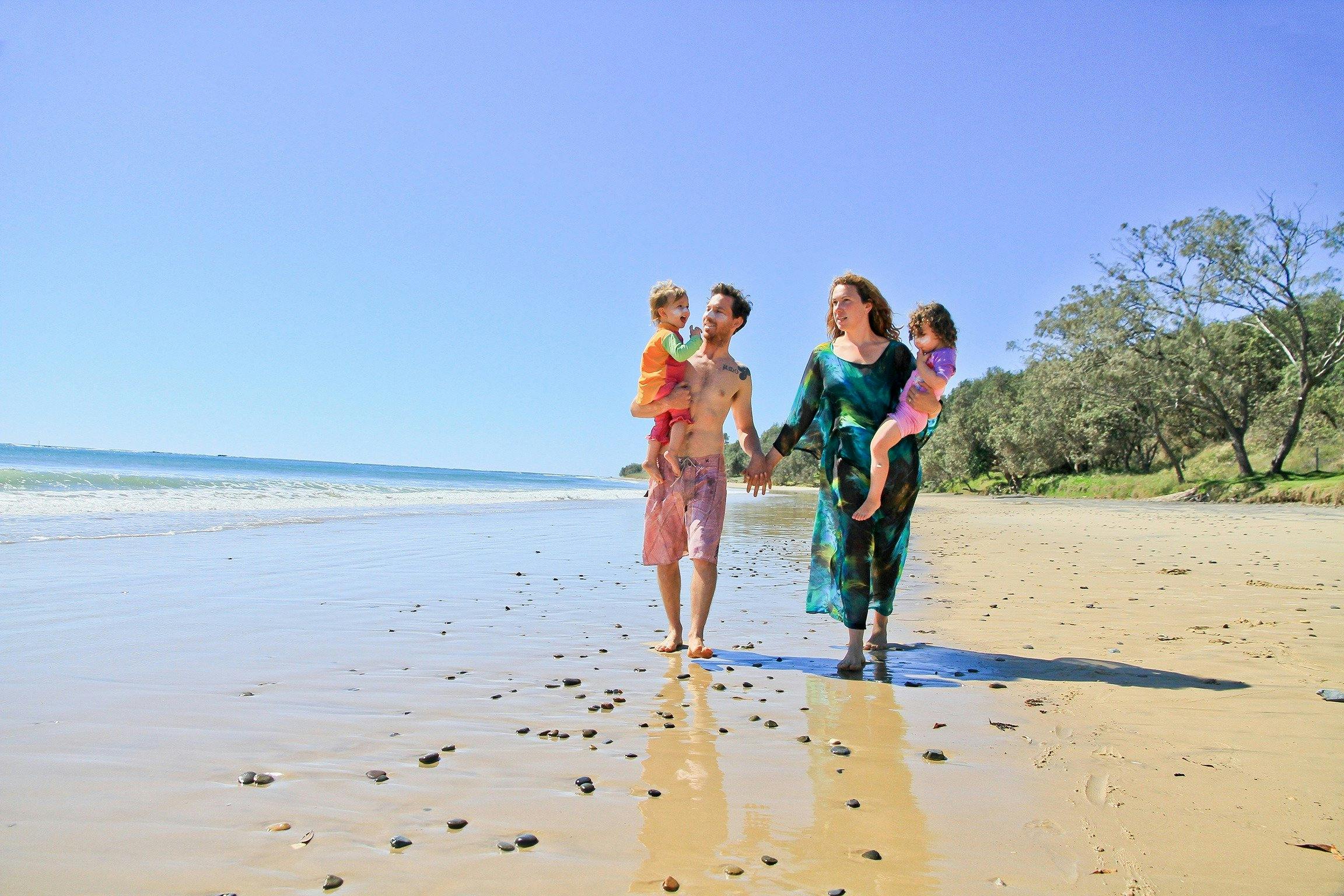 Family down time in Minnie Water