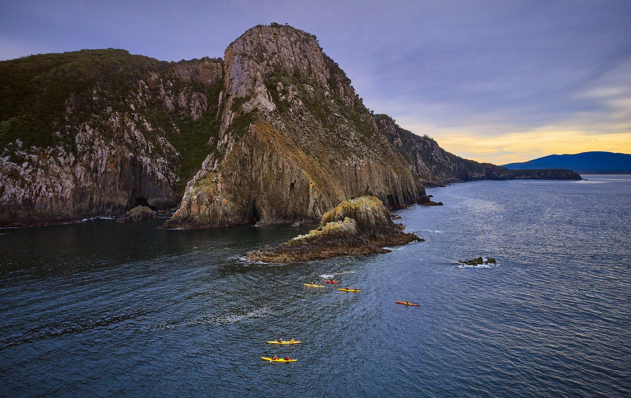 Sea Kayaking on Bruny Island