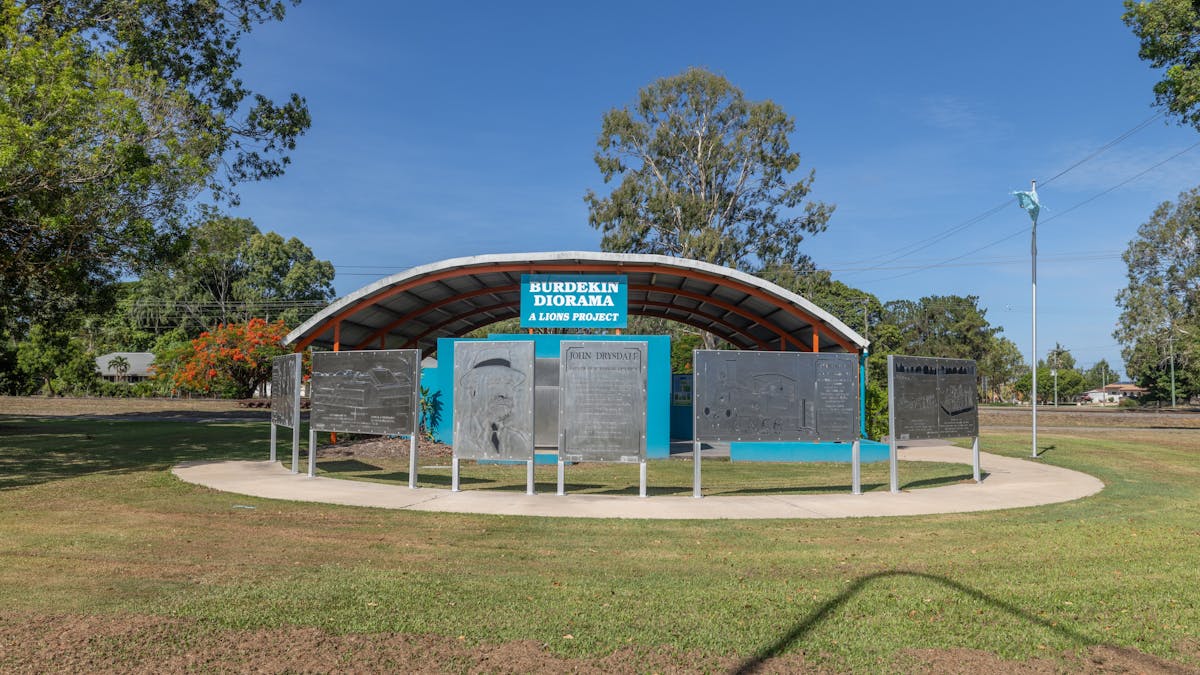 John Drysdale Interpretive Signage at Burdekin Diorama