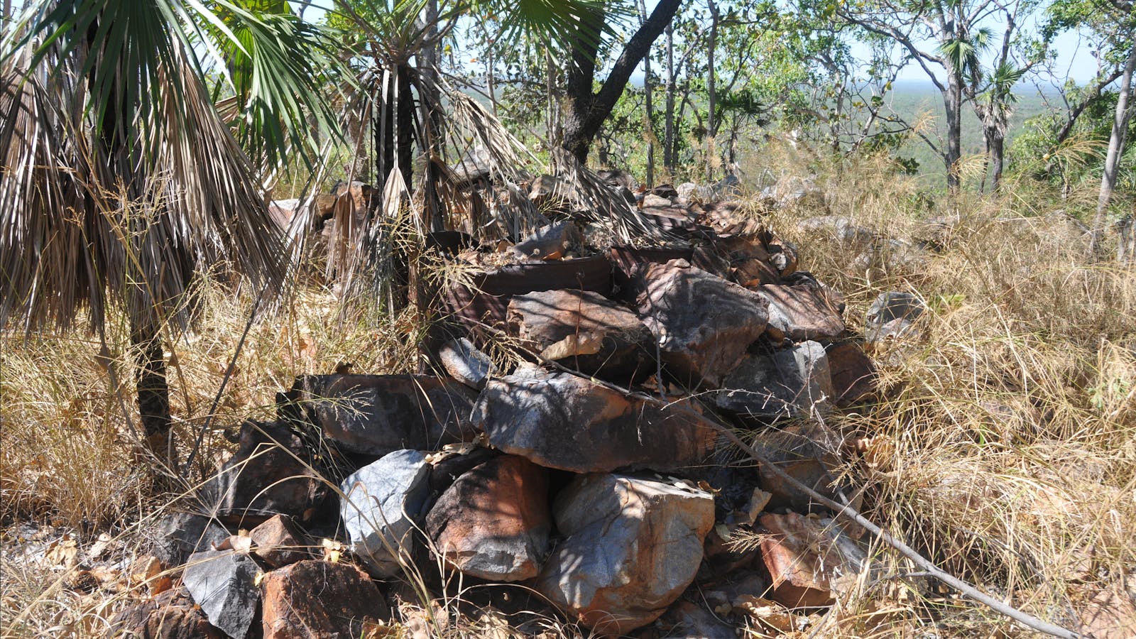 WWII K5 Anti Aircraft Gun Battery Site, Coomalie Creek