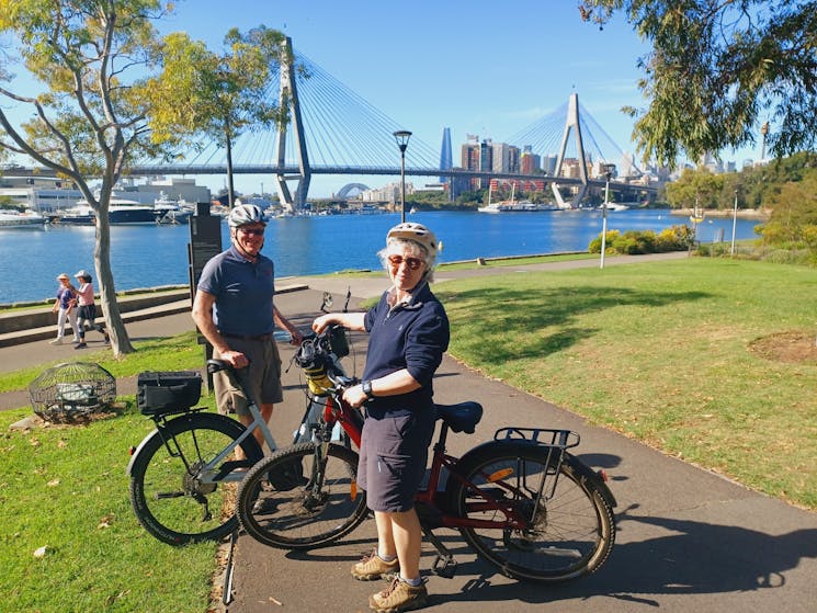 Ride the beautiful harbour in a small group