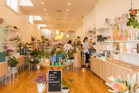 Interior of giftwares at Little Triffids