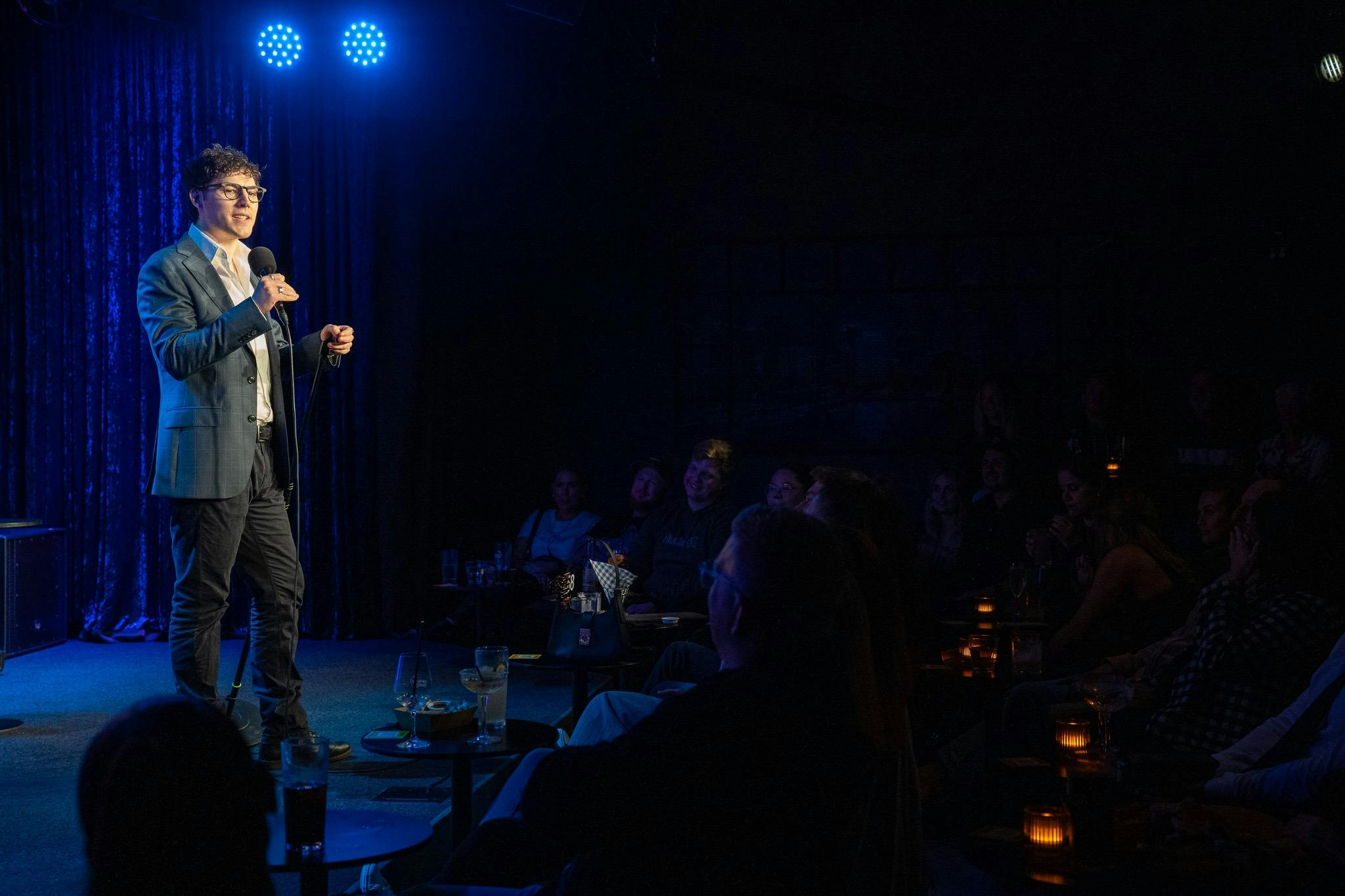 Intimate cabaret-style seating with full bar service - the perfect Perth night out.
