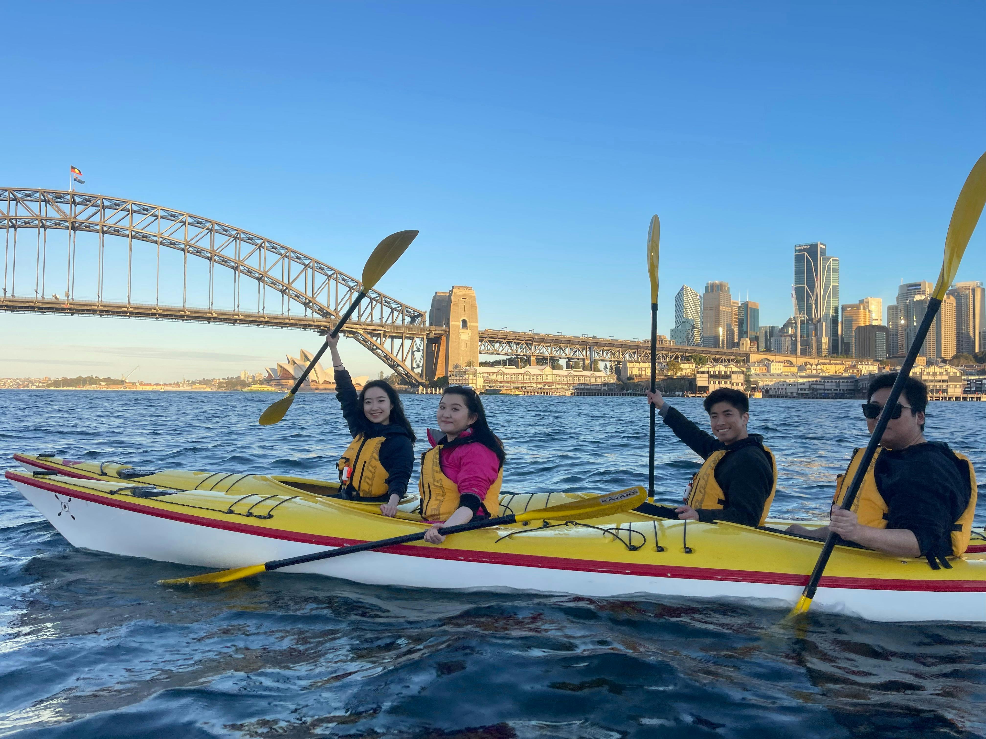 Sydney Harbour SUNDOWNER Kayaking Adventure