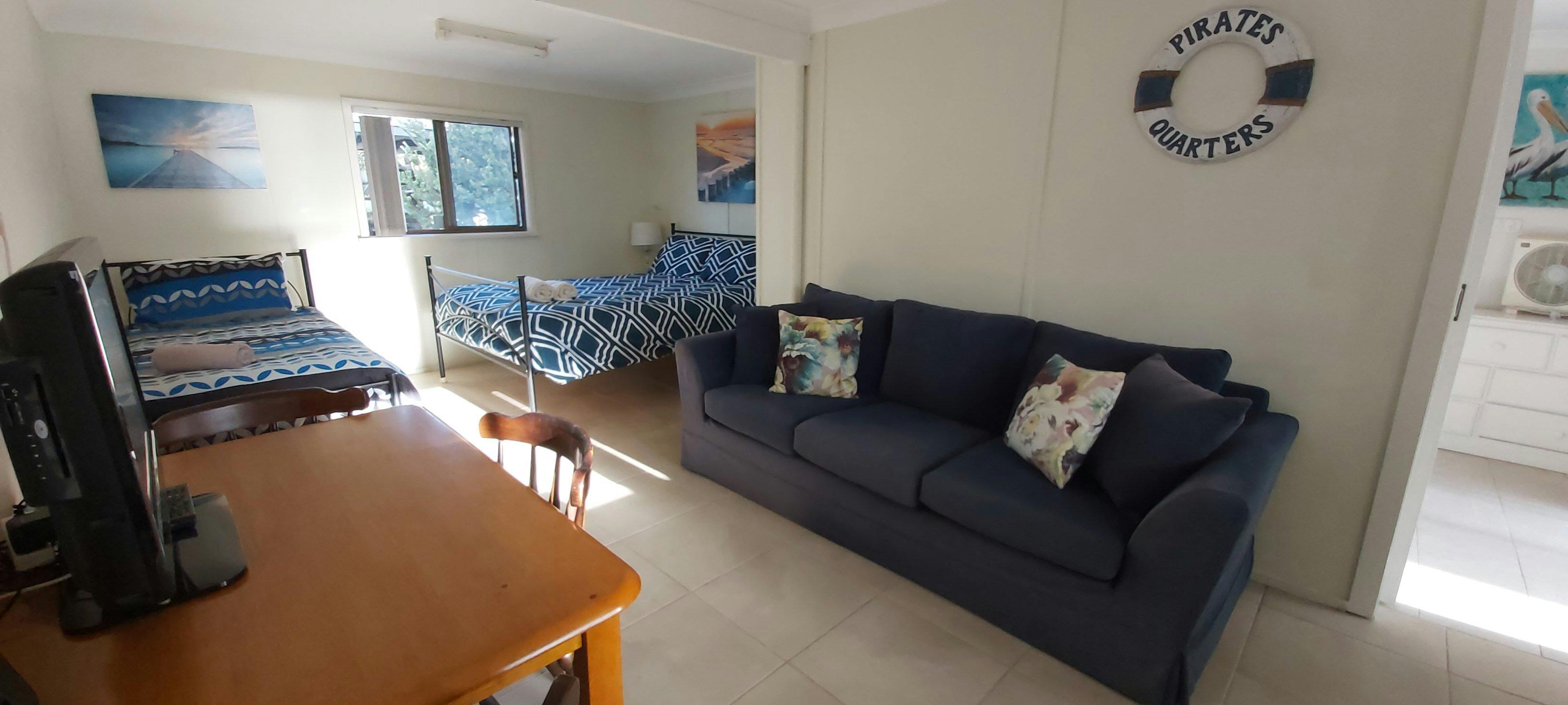 Bedroom 3 and second living area