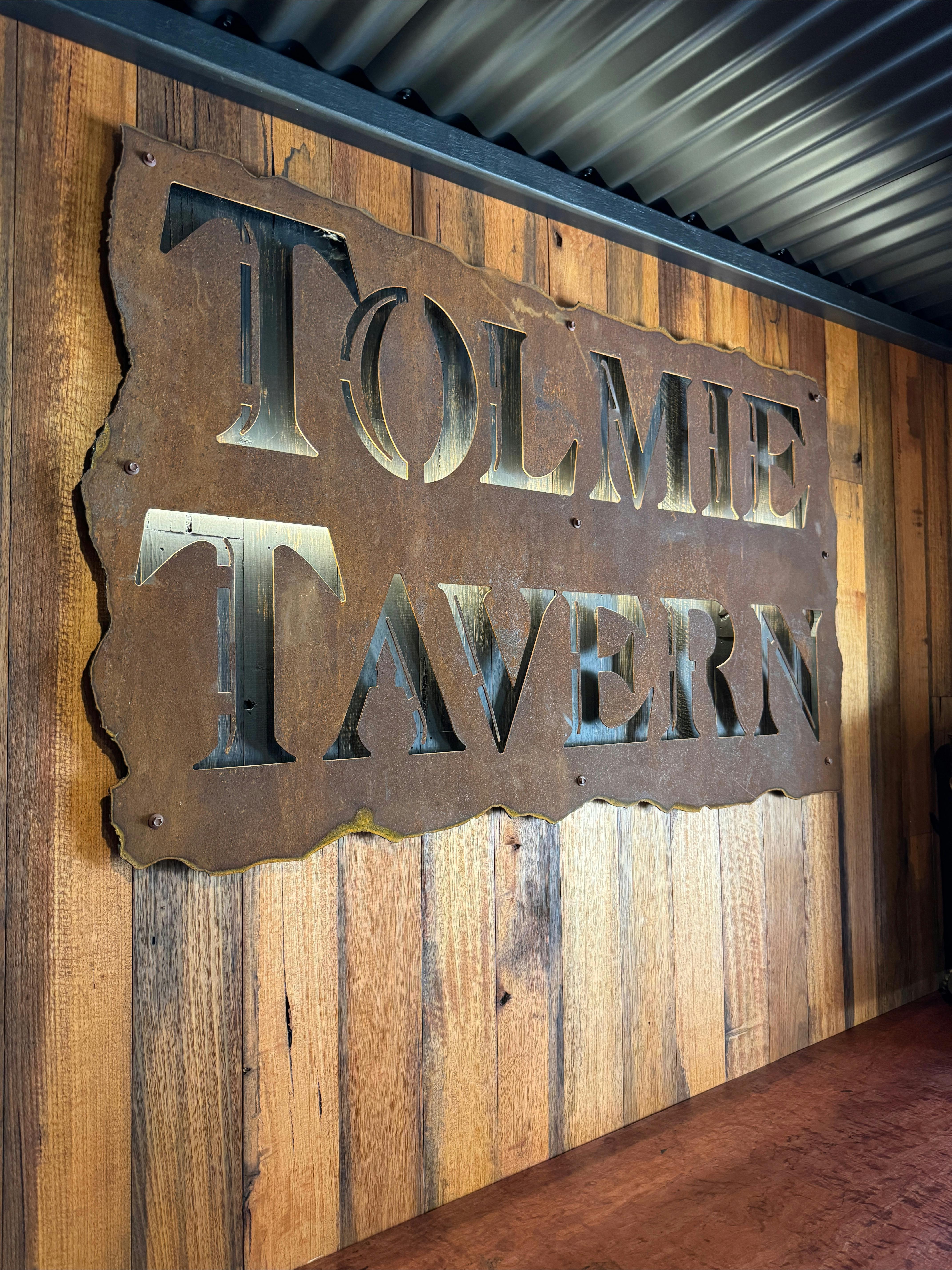 Tolmie Tavern Signage