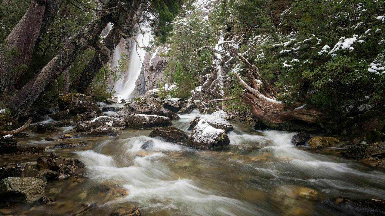 Downstream from Meander Falls
