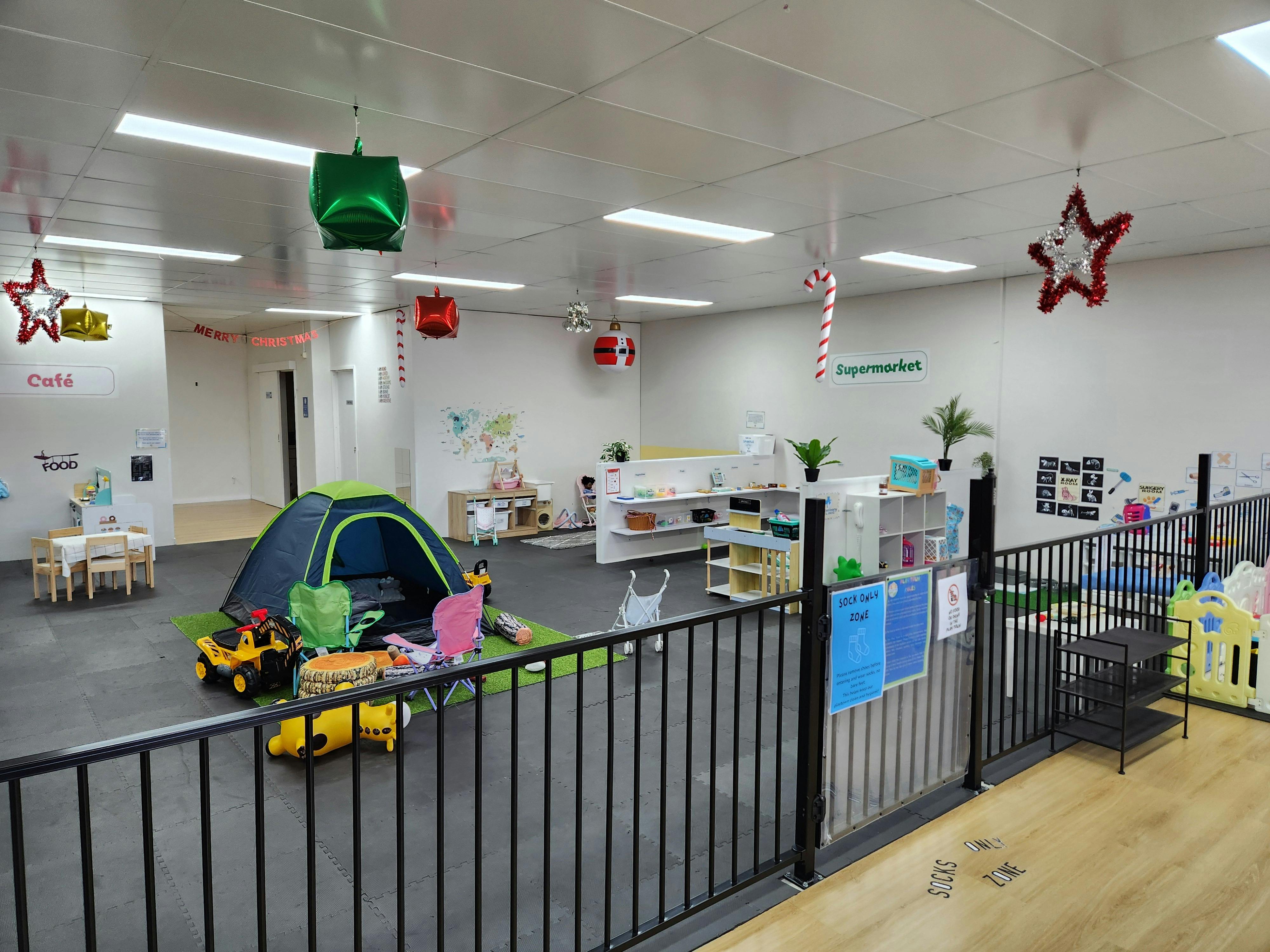 Safe gated play area