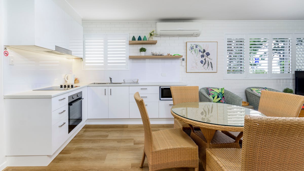 Dining and kitchen