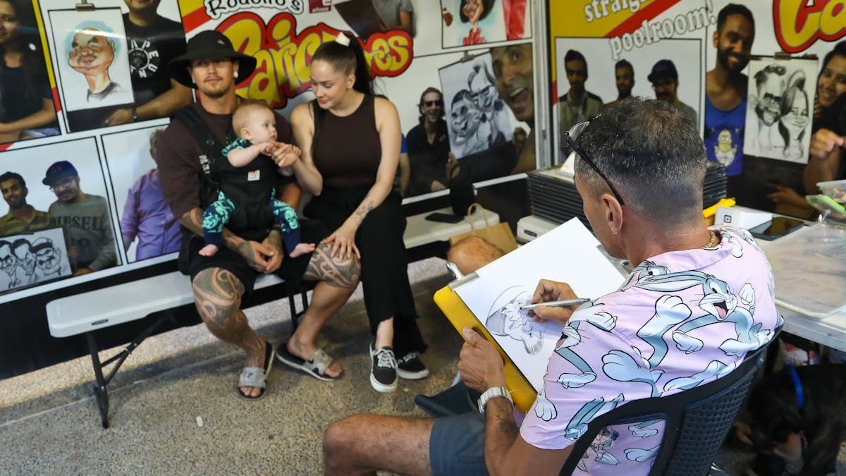 Sketches at Surfer's Paradise Markets