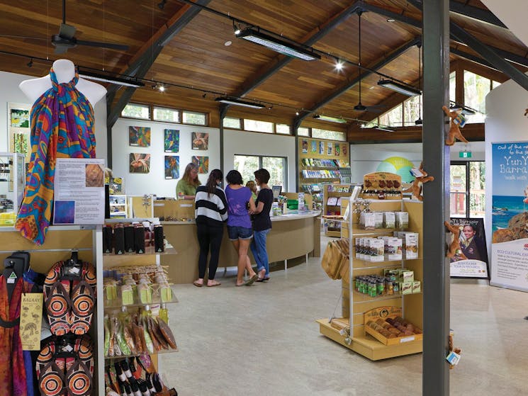 People in the Rainforest Centre, Sea Acres National Park