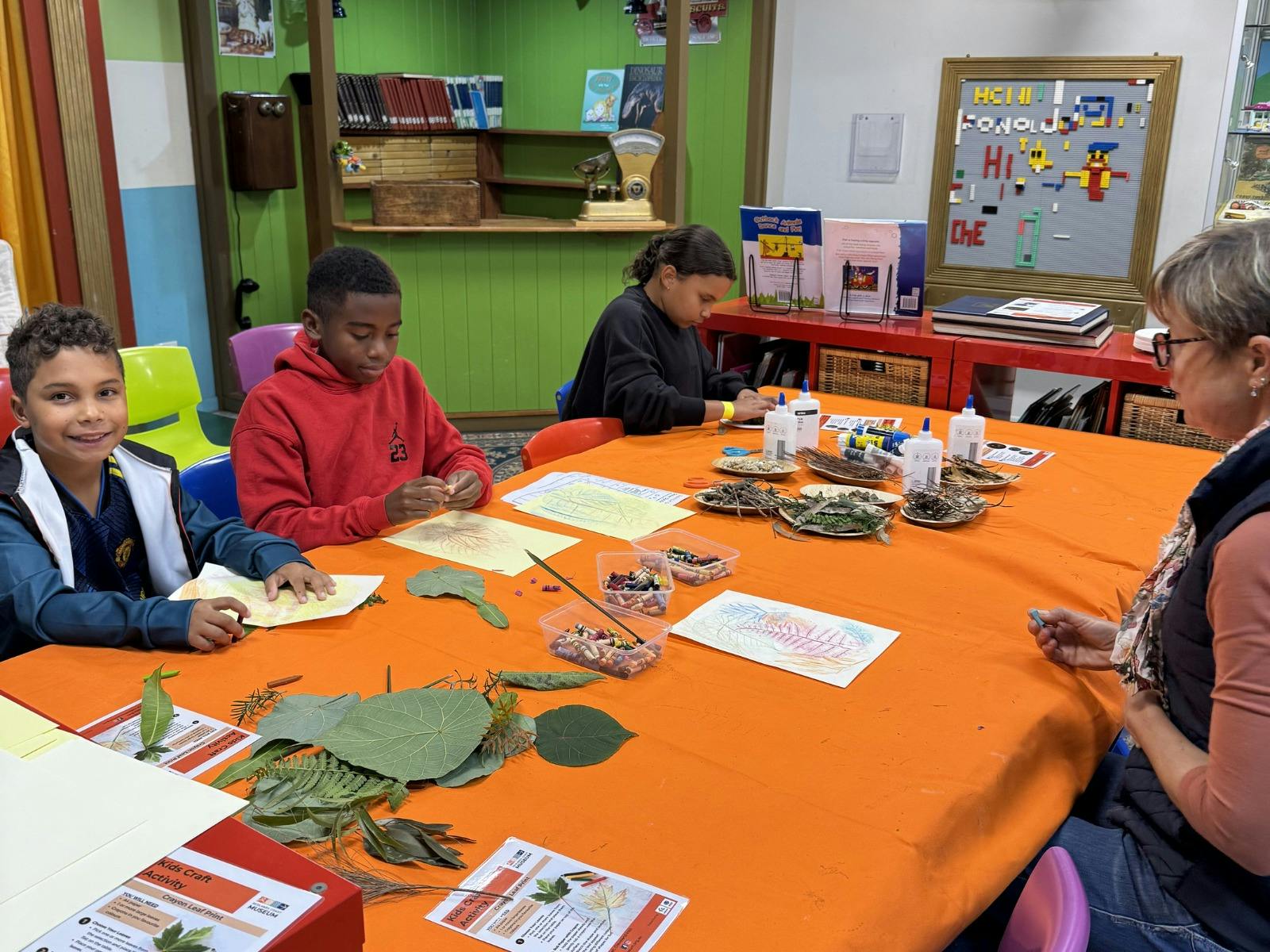 Crayon Leaf Rubbing Craft